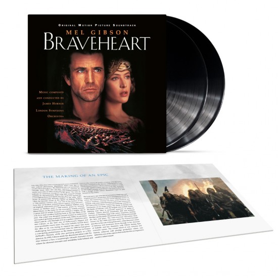 James Horner Performed By The London Symphony Orchestra - Braveheart (Original Motion Picture Soundtrack) (2xLP - 30th Anniversary Edition - Gatefold)