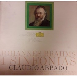 Johannes Brahms, Claudio Abbado, Orquesta Filarmónica de Viena, Orquesta Filarmónica de Berlín, Orquesta Nacional de Dresde, Orquesta Sinfónica de Londres ‎- 4 Sinfonías (4xLP - Compilation - Box Set)