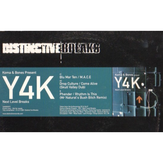 Koma & Bones Present: Y4K - Next Level Breaks EP1 (12") Koma & Bones Present: Y4K - Next Level Breaks EP1 (12")