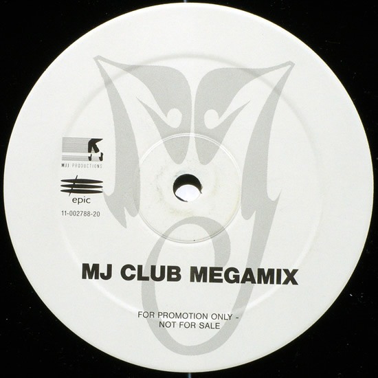 Michael Jackson ‎- MJ Club Megamix (12" - Promo)