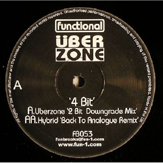 Überzone ‎- 4 Bit (12")