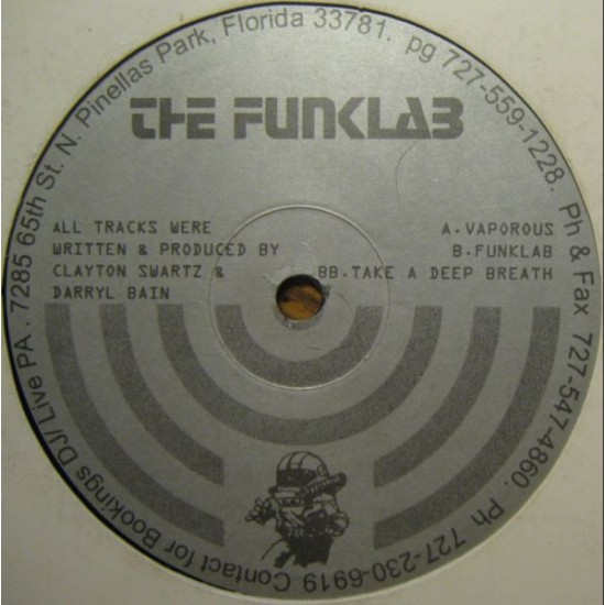 The Funk Lab ‎- Vapourous EP (12")