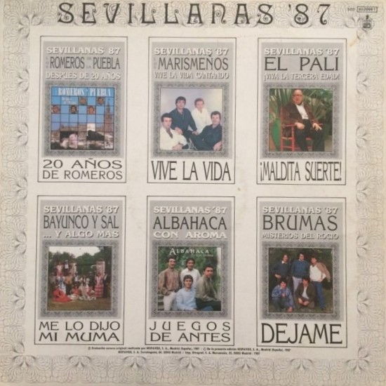 Sevillanas '87 (LP)