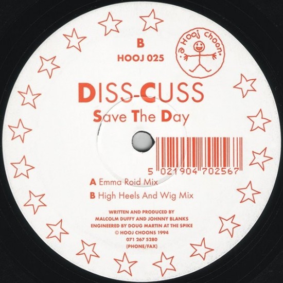 Diss-Cuss "Save The Day" (12")