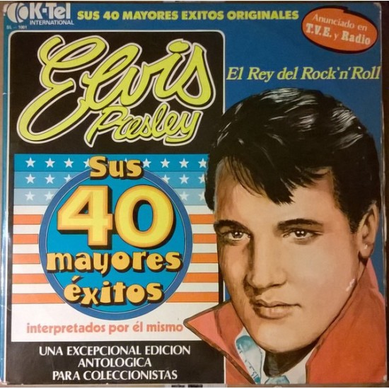 Elvis Presley - Sus 40 Mayores Éxitos (2xLP) Elvis Presley - Sus 40 Mayores Éxitos (2xLP)