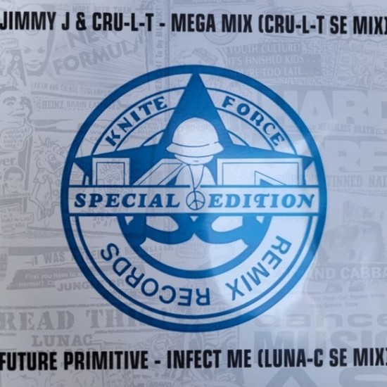 Jimmy J & Cru-L-T & Future Primitive - Mega Mix (Cru-L-T S.E Mix) / Infect Me (Luna-C S.E Mix) (10" - Limited Special Edition)