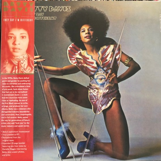 Betty Davis ‎"They Say I'm Different" (LP - 180g - Gatefold - Remastered + 20page Booklet)