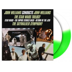 John Williams  -The Star Wars Trilogy (Star Wars • The Empire Strikes Back • Return Of The Jedi) (2xLP - Limited Numbered Edition - Half Green Half White)