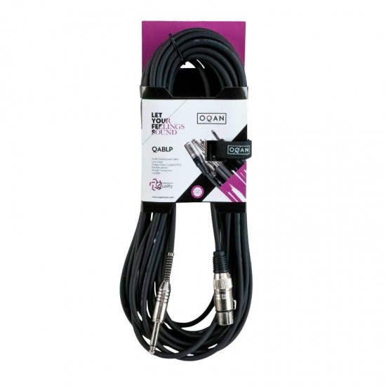 Cable Oqan - JACK 6.3 - XLRF Hembra (3 metros)