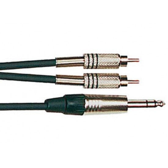 Cable Oqan (2xRCA - JACK 6.3) 3m
