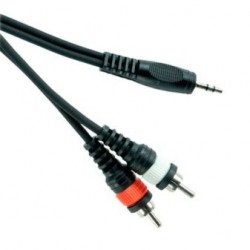 Cable Oqan (2xRCA - miniJACK 3.5) 3m