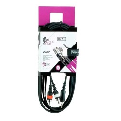 Cable Oqan (2xRCA - miniJACK 3.5) 3m