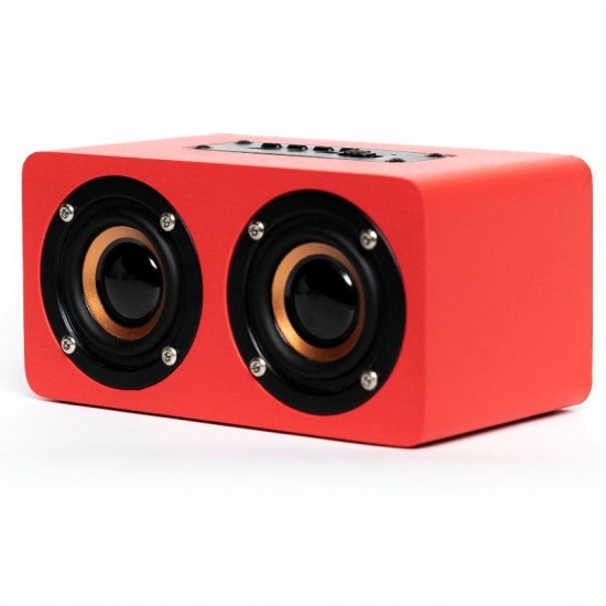 Oqan QBT-100 Bluetooth Speaker (Rojo)