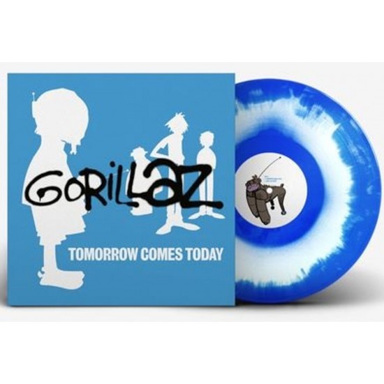 Gorillaz ‎- Tomorrow Comes Today (12" - White and Blue - Reissue)