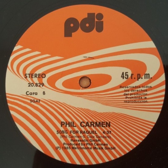 Phil Carmen ‎"On My Way In L.A." (12")