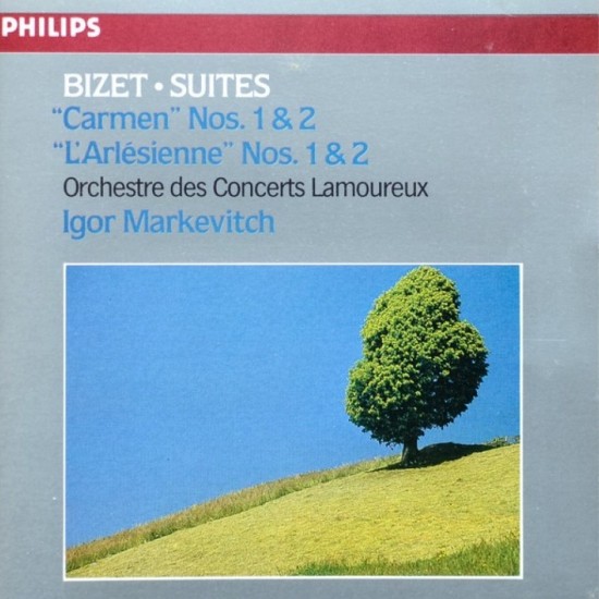 Bizet – Igor Markevitch, Orchestre Des Concerts Lamoureux ‎"Carmen Nos. 1 & 2 / L'Arléssiene Nos. 1 & 2" (CD)