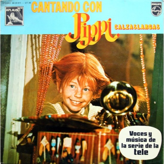 Pippi Calzaslargas - Cantando Con Pippi Calzaslargas (LP)