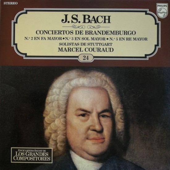 J. S. Bach, Solistas De Stuttgart, Marcel Couraud ‎"Conciertos De Brandemburgo" (LP) 
