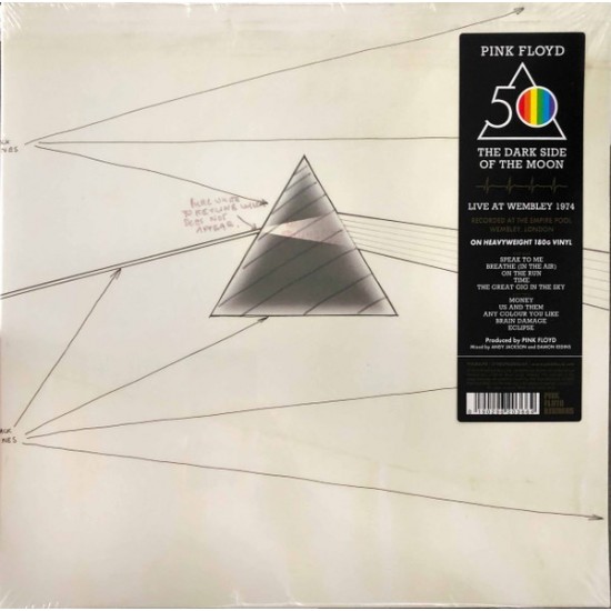 Pink Floyd "The Dark Side Of The Moon (Live At Wembley 1974)" (LP - Gatefold - 180g - 50th Anniversary edition + 2 posters)