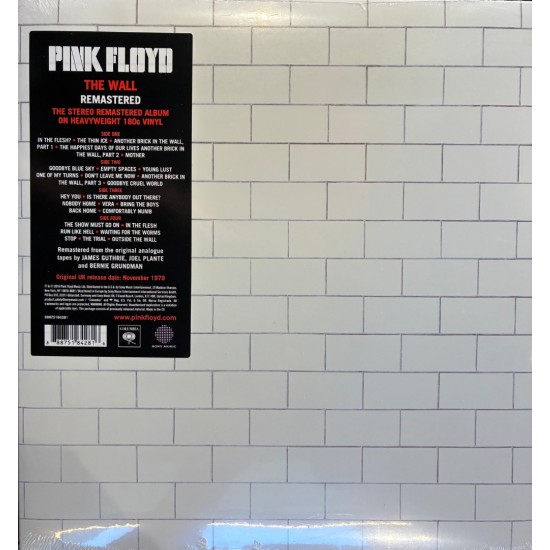 Pink Floyd - The Wall (2xLP - 180g - Gatefold - Remastered) Pink Floyd - The Wall (2xLP - 180g - Gatefold - Remastered)