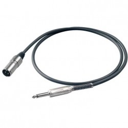 Cable Proel XLR M - Jack Mono (10 metros) Cable Proel XLR M - Jack Mono (10 metros)