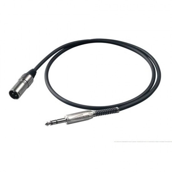 Cable Proel XLR M - Jack Estéreo (1 metro)
