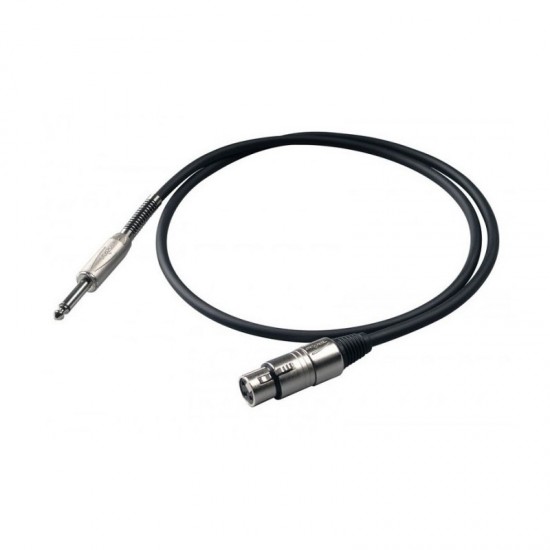 Cable Proel XLR F - Jack Mono (5 metros)