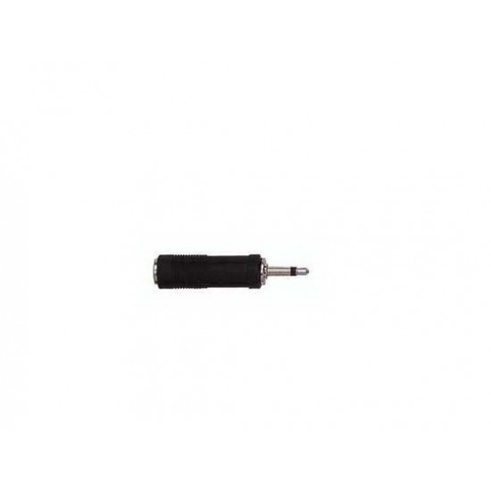 Conector Adaptador ABS jack mono hembra - RCA macho Negro