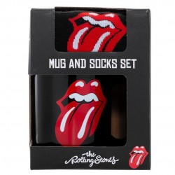The Rolling Stones - Logo Gift Set (Taza + Calcetines)