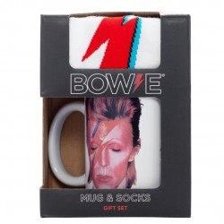 David Bowie - Aladdin Sane Gift Set (Taza + Calcetines)