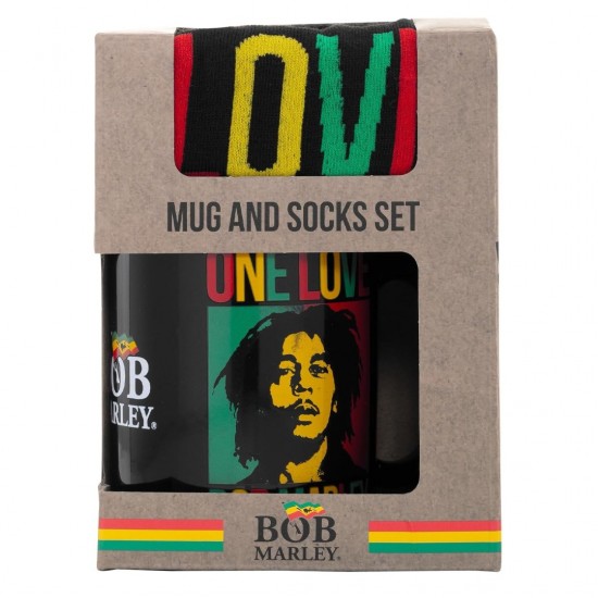 Bob Marley - One Love Gift Set (Taza + Calcetines)