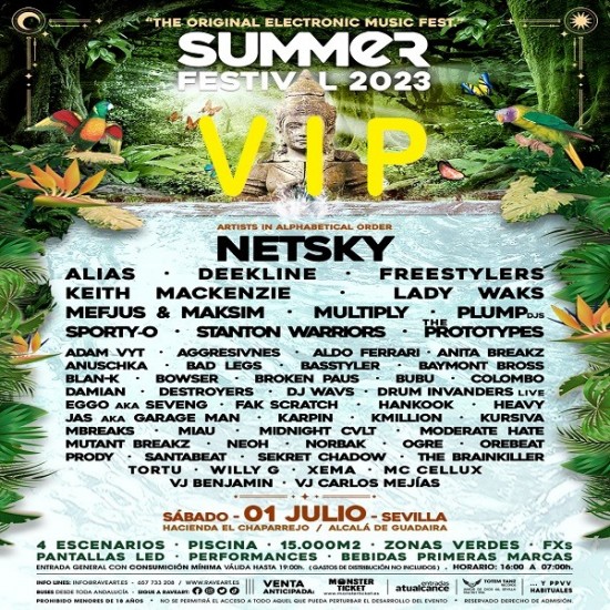 Summer Festival 2023 - Entrada VIP