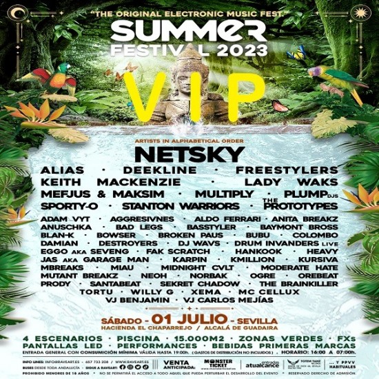 Summer Festival 2023 - Entrada VIP Summer Festival 2023 - Entrada VIP