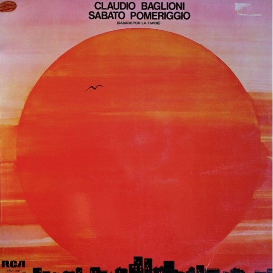 Claudio Baglioni ‎"Sabato Pomeriggio (Sábado Por La Tarde)" (LP)