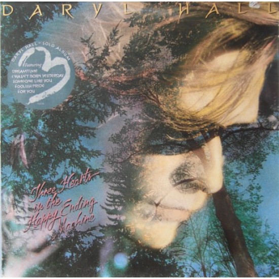 Daryl Hall ‎"Three Hearts In The Happy Ending Machine" (LP)