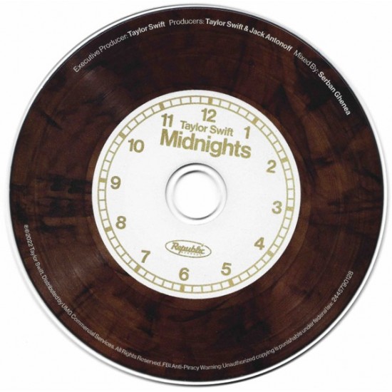Taylor Swift ‎"Midnights" (CD - Special Edition - Mahogany)