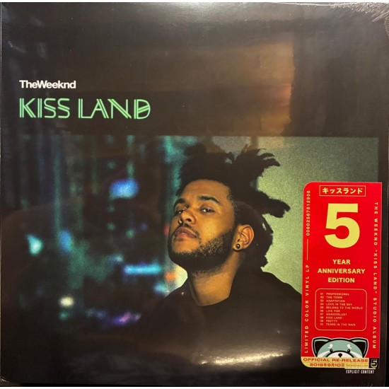 The Weeknd - Kiss Land (2xLP - 5 Year Anniversary Edition - 180g - Slipcover - Seaglass) The Weeknd - Kiss Land (2xLP - 5 Year Anniversary Edition - 180g - Slipcover - Seaglass)