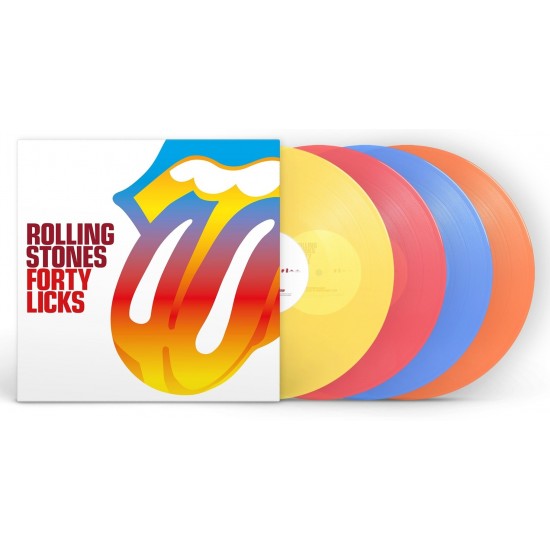 The Rolling Stones - Forty Licks (4xLP - Limited Edition - 180g -  Gatefold - Red - Yellow - Blue - Orange) 