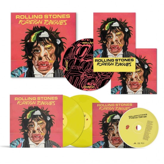 The Rolling Stones - Foreign Tongues (2xLP - Limited Edition - 180g - Yellow + Bluray + Poster + Slipmat - BoxSet)