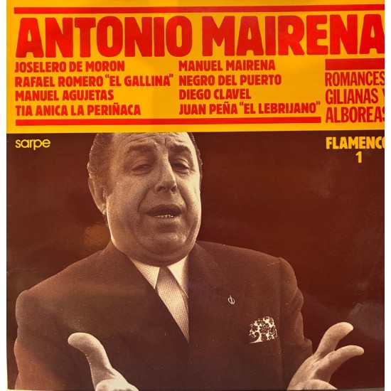 Various - Romances, Gilianas Y Alboreas. Flamenco 1 (LP) Various - Romances, Gilianas Y Alboreas. Flamenco 1 (LP)