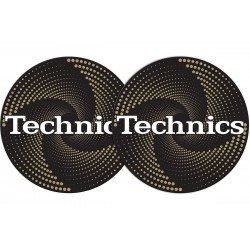 Slipmat - Technics Funnel Gold (pareja)