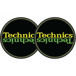 Slipmat - Technics Double Yellow (pareja)