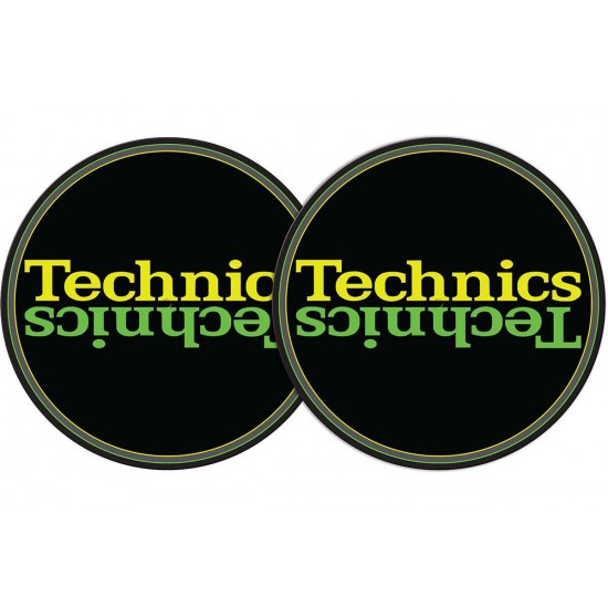 Slipmat - Technics Double Yellow (pareja)