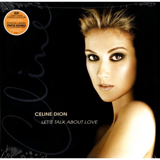 Celine Dion "Let's Talk About Love" (2xLP - 25th Anniversary Limited Edition - Naranja Opaco) 