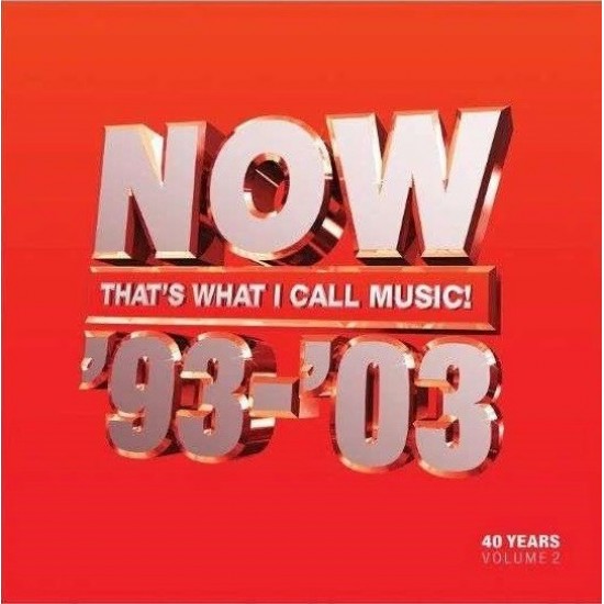 Now That's What I Call 40 Years: Volume 2 1993-2003 (3xLP - TriGatefold - Red)