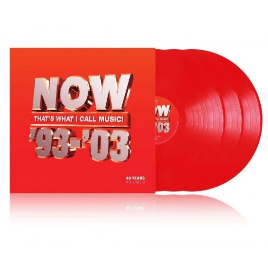 Now That's What I Call 40 Years: Volume 2 1993-2003 (3xLP - TriGatefold - Red)