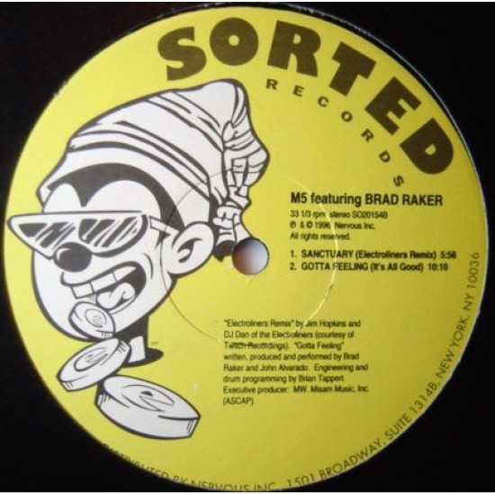 M5 Featuring Brad Raker - Sanctuary (12") M5 Featuring Brad Raker - Sanctuary (12")