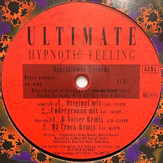 Ultimate "Hypnotic Feeling" (12")