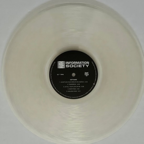 Information Society - Information Society (LP - Clear - Ed. Limitada) Information Society - Information Society (LP - Clear - Ed. Limitada)