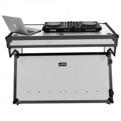 UDG Ultimate Flight Case Portable Z-Style DJ Table White Plus (con Ruedas) UDG Ultimate Flight Case Portable Z-Style DJ Table White Plus (con Ruedas)